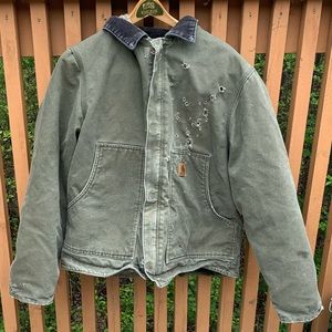 Olive Green Carhartt jacket
